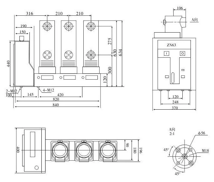 Full Protection Power Distribution Ring Main Unit