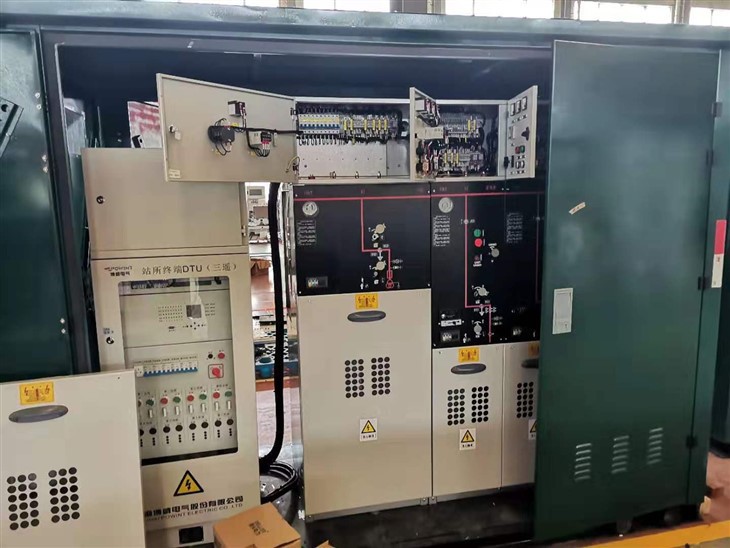 RMU Electrical Switchgear 33KV GIS SF6 Gas Insulated Switchgear