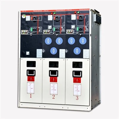 مجموعة المفاتيح الكهربائية RMU 33KV GIS SF6 مجموعة المفاتيح الكهربائية المعزولة بالغاز